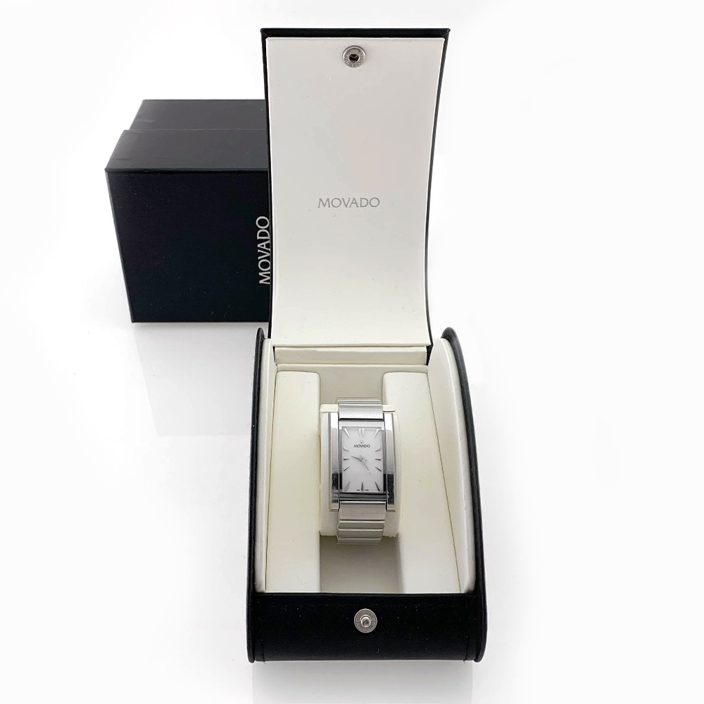 MOVADO Sapphire Crystal Swiss Watch Stainless Steel Bracelet